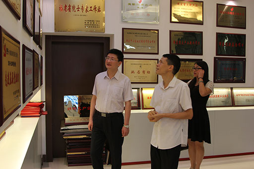 共青團(tuán)福建省委副書記陳濤一行蒞臨虹潤開展調(diào)研